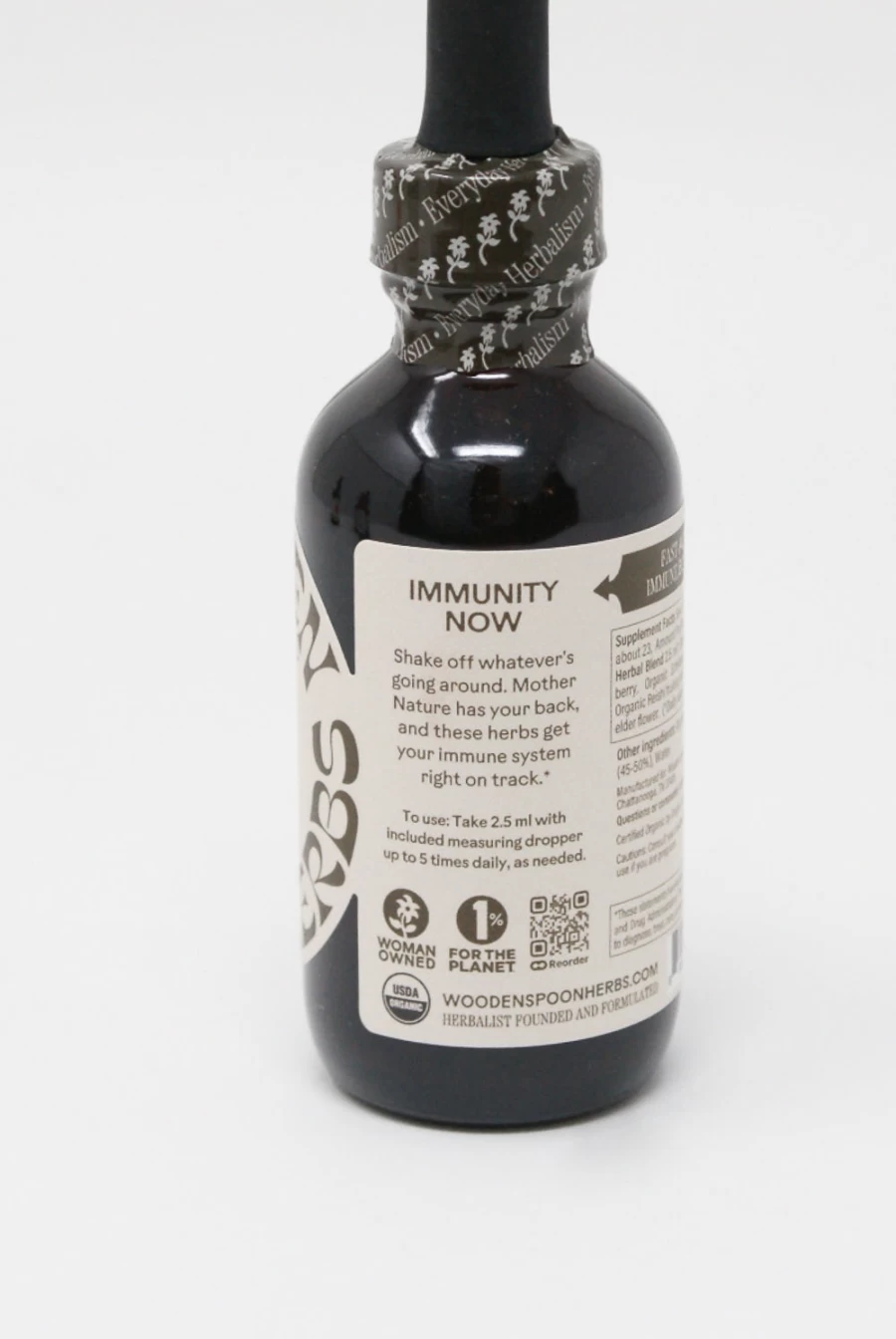 "Wooden Spoon Herbs Immunity Now Tincture - Natural Immune Support Supplement | Oroboro Store New York"