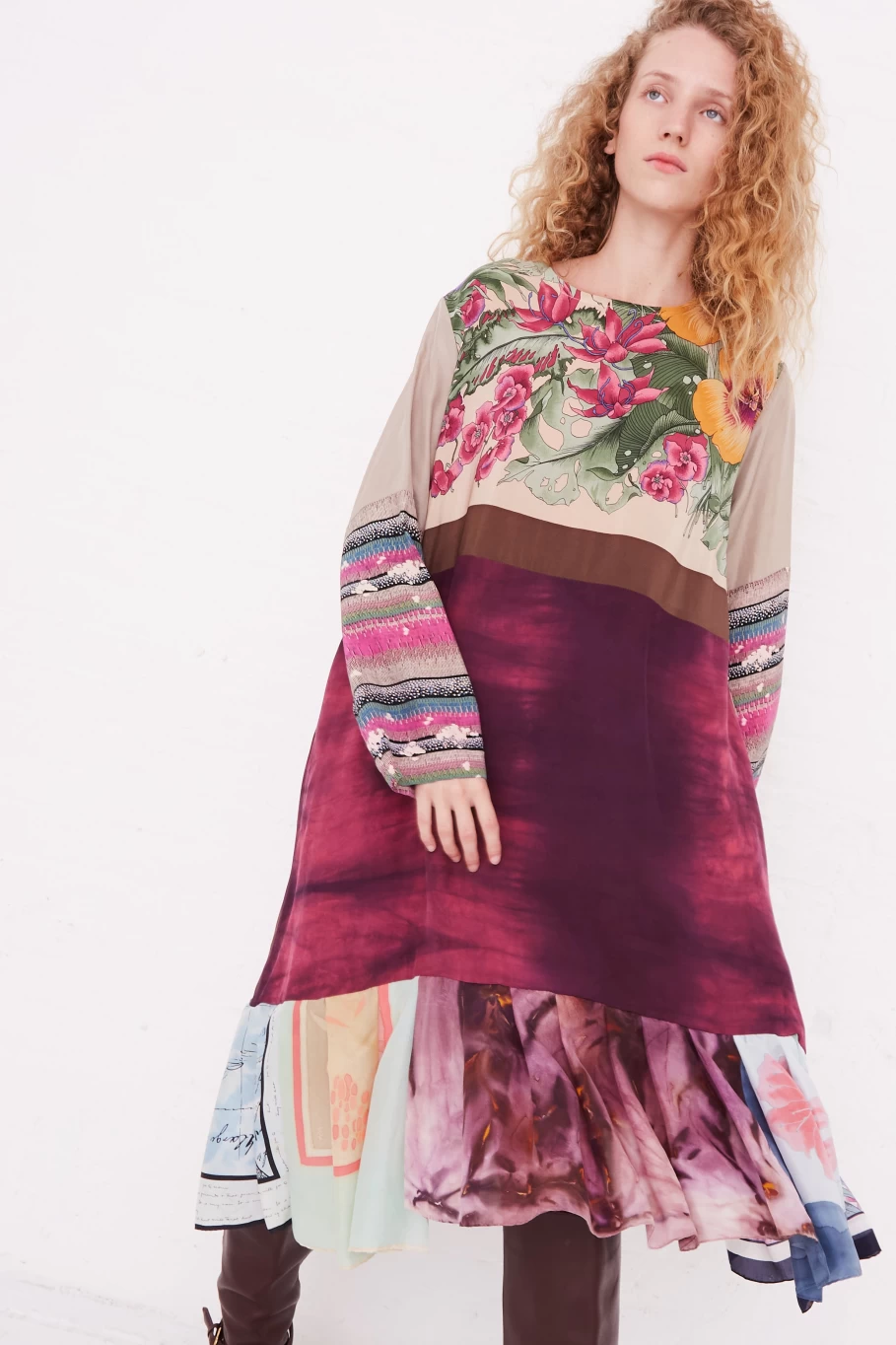 Bettina Bakdal Silk Vintage Scarf - Liese Hannah Dress Style - Lightweight Luxury Accessory