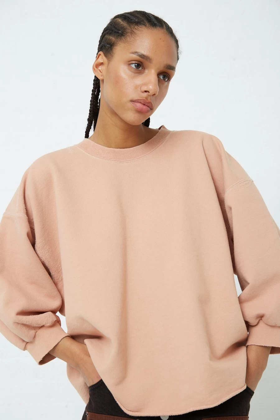 Rachel Comey Fond Sweatshirt - Fawn Color Women's Casual Pullover Sweatshirt