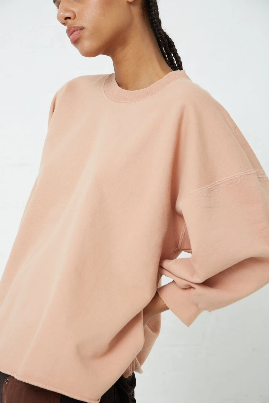 Rachel Comey Fond Sweatshirt - Fawn Color Women's Casual Pullover Sweatshirt