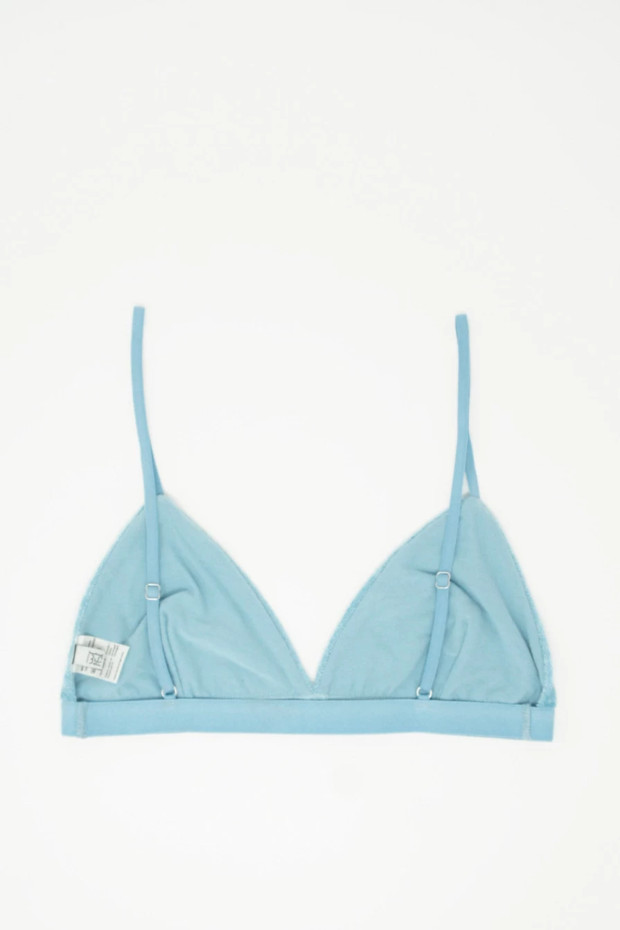 Baserange Mississippi Bra in Civil Blue | Sustainable Lingerie | Oroboro Store