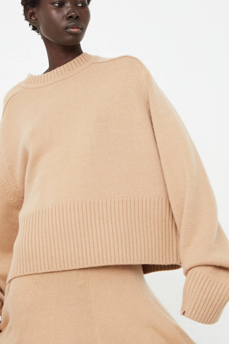 Extreme Cashmere Judith No. 256 Camel Sweater - Luxurious Women's Knitwear by Oroboro Store