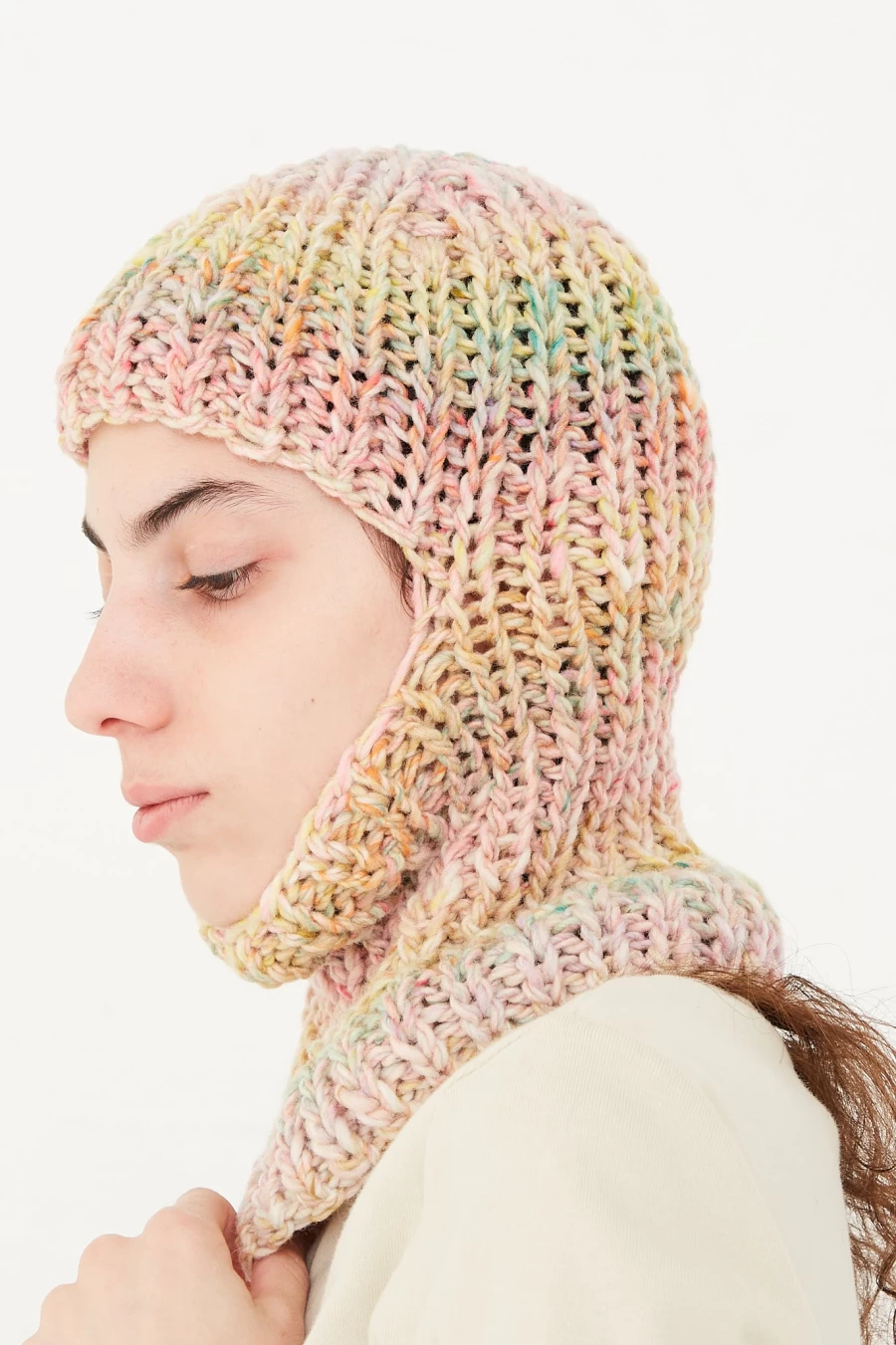 Clyde Wool Balaclava - Warm Snapdragon Winter Face Mask by Oroboro Store