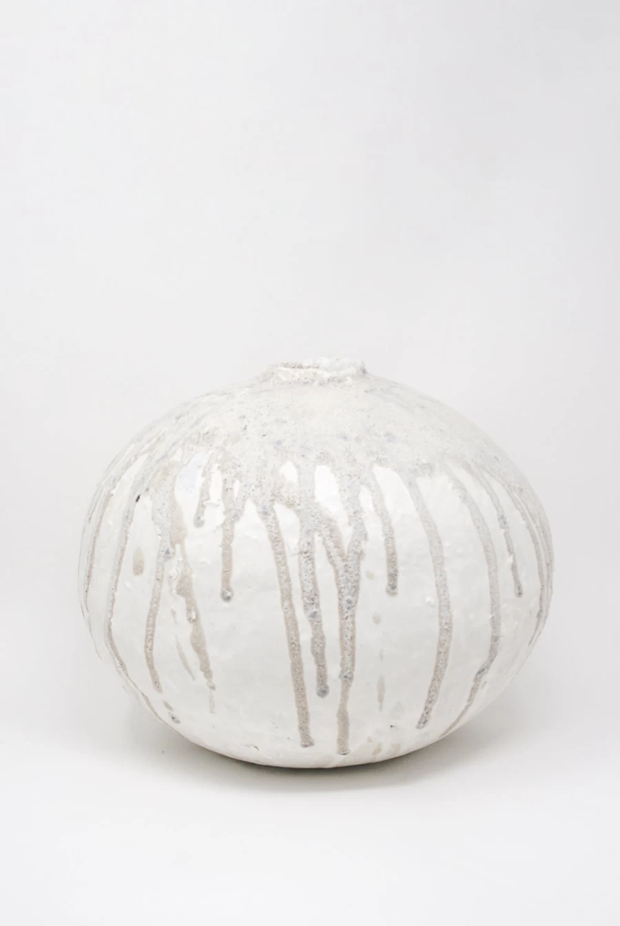 MONDAYS Giant Lava Moon Vase - Textured Lava Glaze Ceramic Vase, Handcrafted Groggy Clay Pottery, Modern Home Decor from Oroboro Store New York