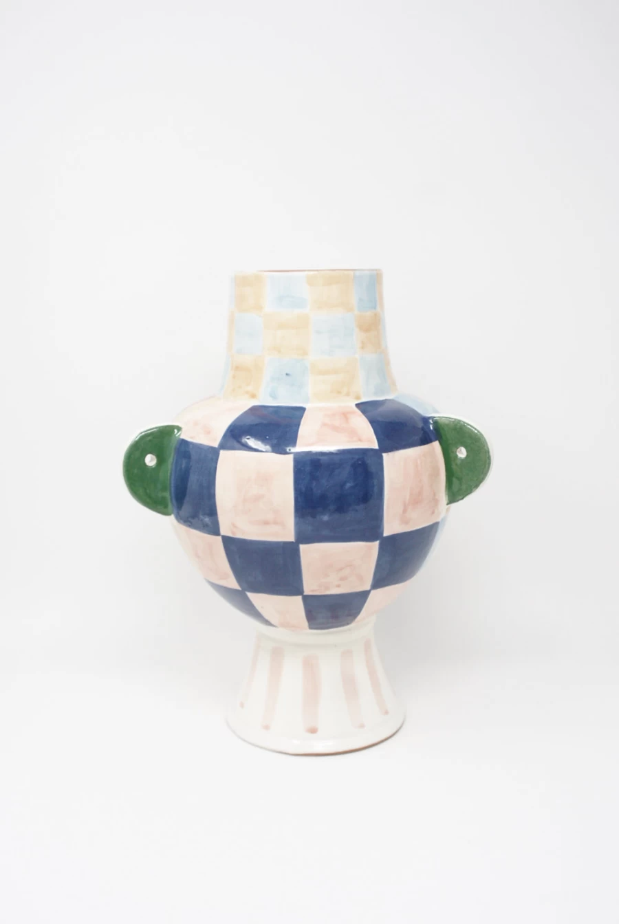 LRNCE Hand Painted Vase - Navid Design - Ceramic Home Decor - Oroboro Store New York