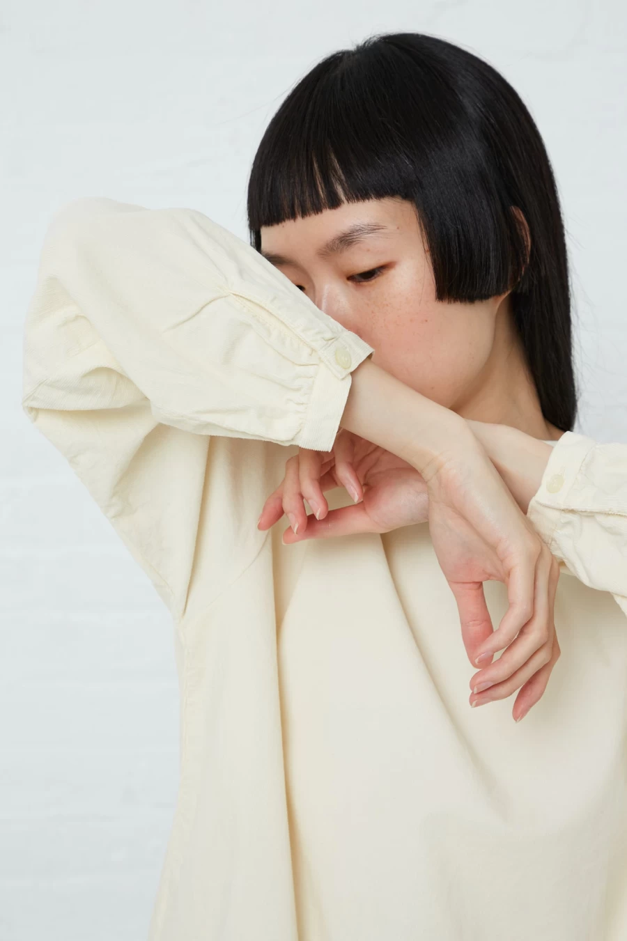 "Ichi Organic Cotton Ivory Pullover Sweater | Oroboro Collection"