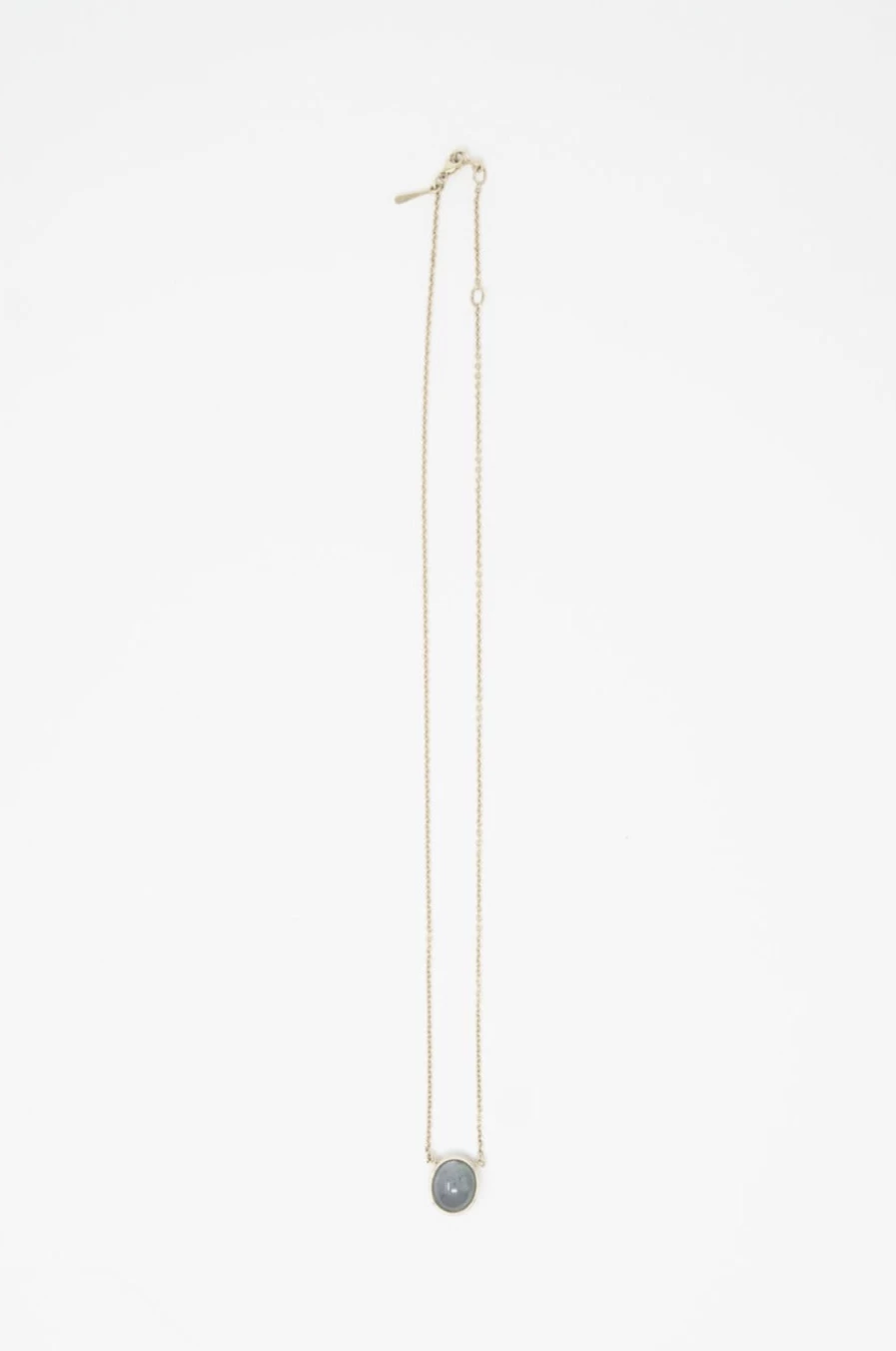 "Mary MacGill Floating Necklace with Light Green Tourmaline | Oroboro Collection"