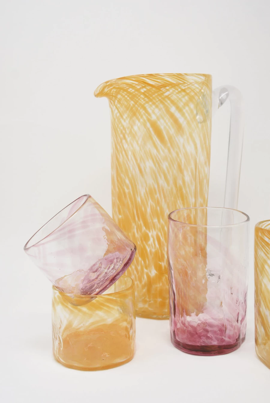 Xaquixe Saffron Small Tumbler - Handcrafted Glassware | Oroboro Store New York