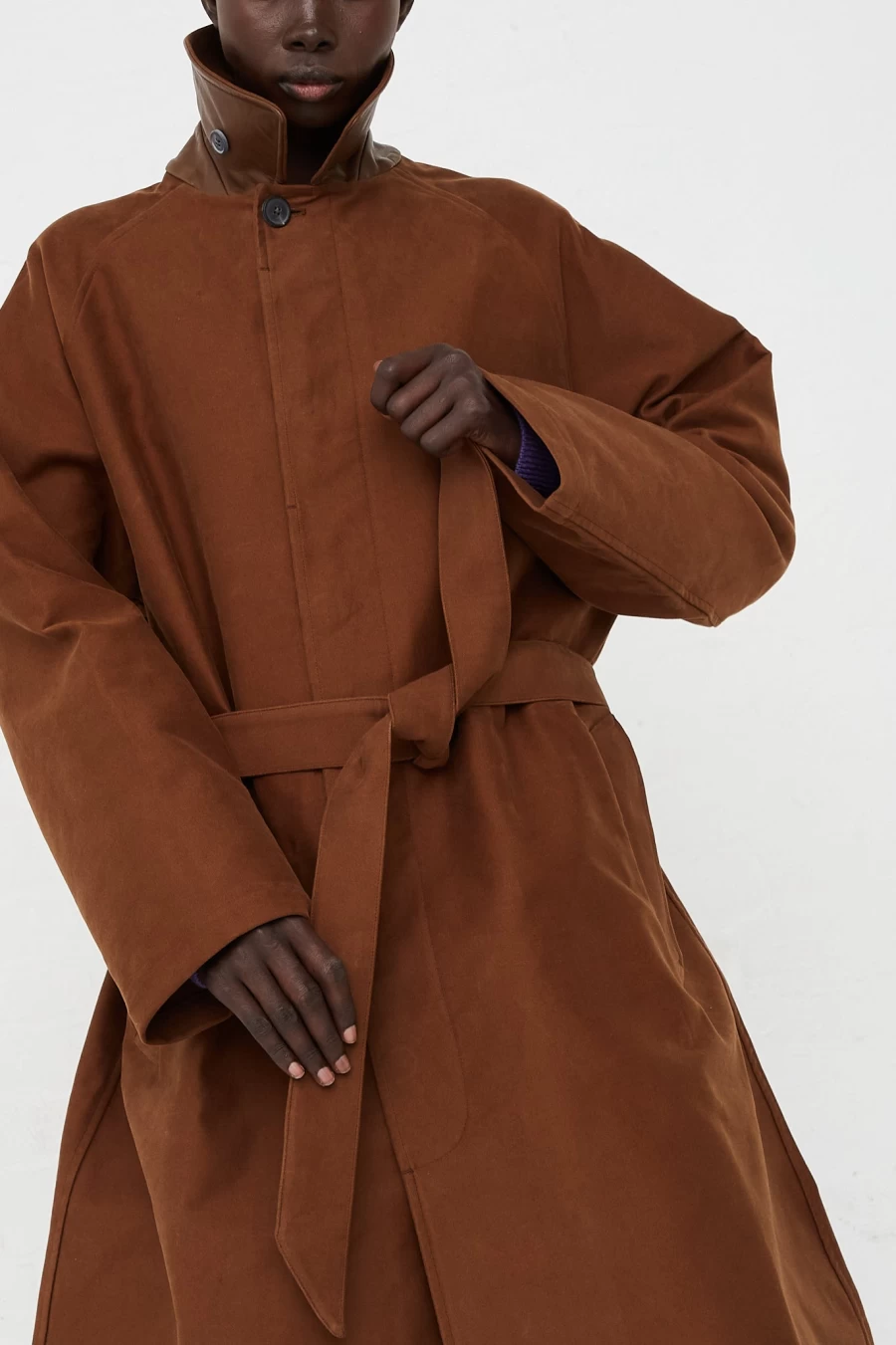 "Cristaseya Oversized Trench Coat | Oroboro Collection"