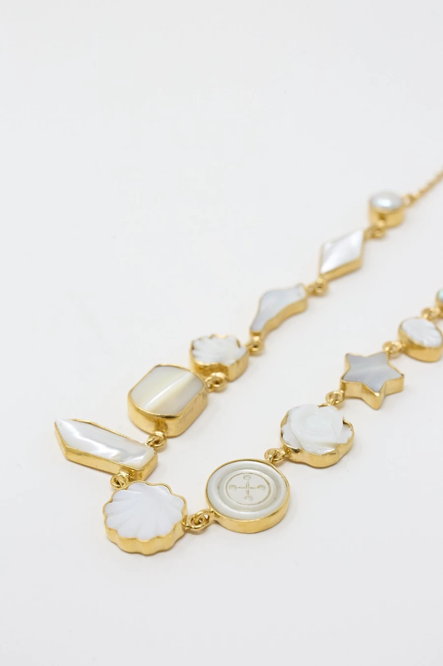 Grainne Morton Pearl and Shell Handmade Necklace - Elegant Beach Jewelry for Women
