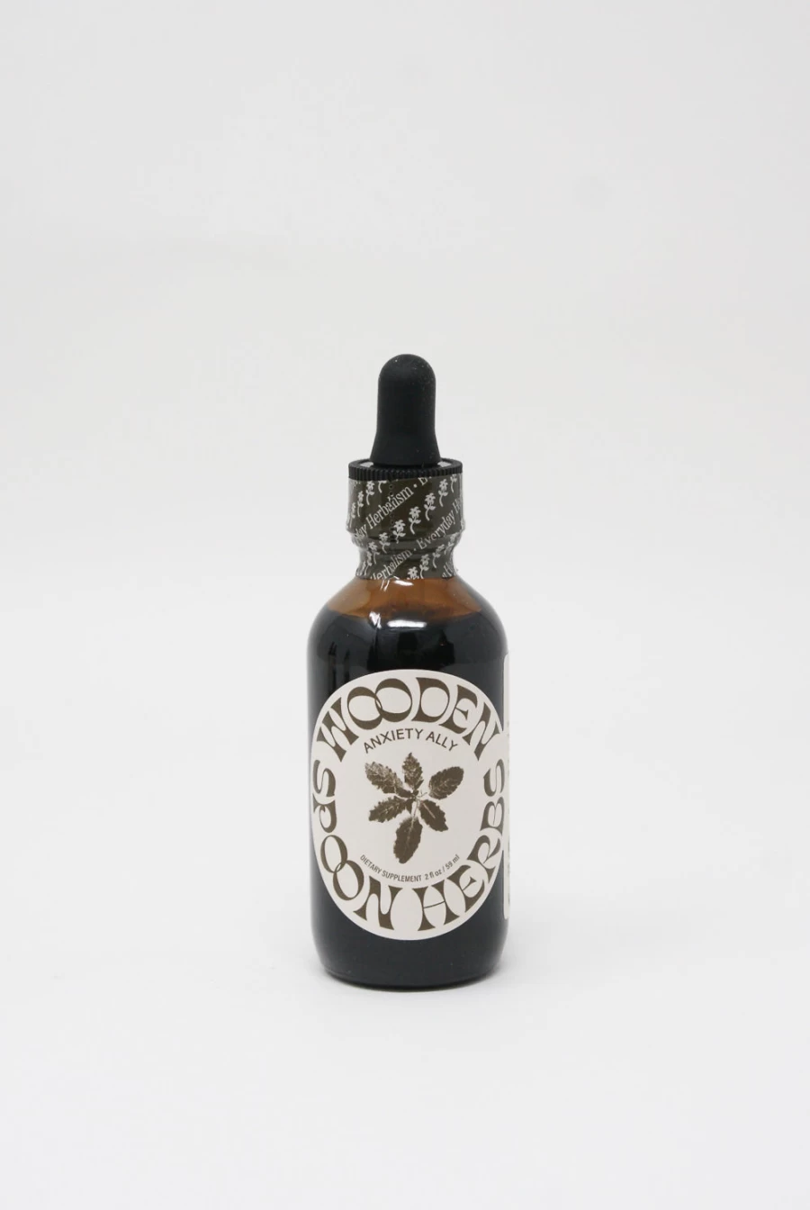 Wooden Spoon Herbs Anxiety Ally Tincture for Stress Relief | Natural Herbal Remedy | Oroboro Store New York