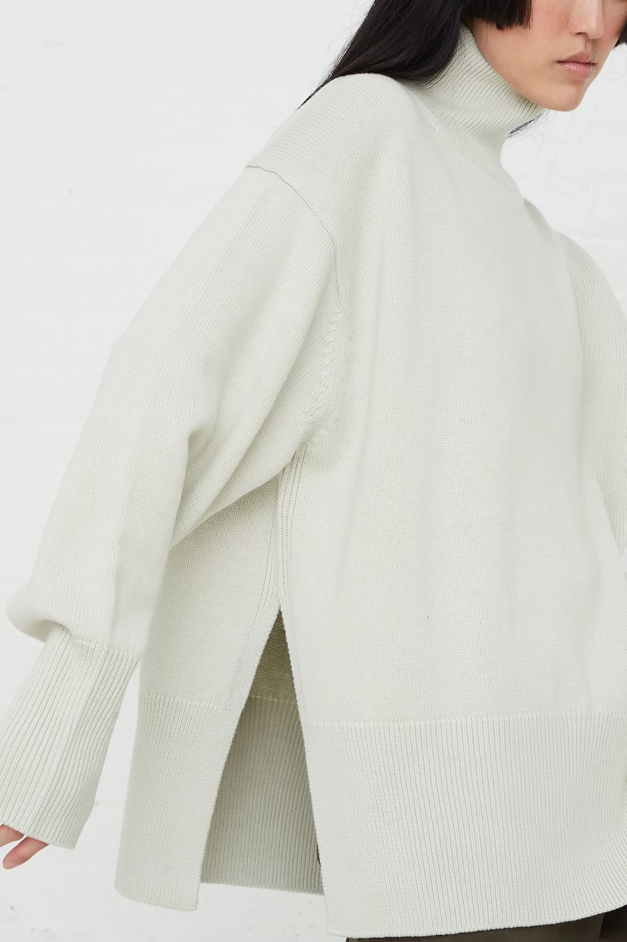 Studio Nicholson Waterlily Merino Cotton Knit Sweater | Oroboro Collection