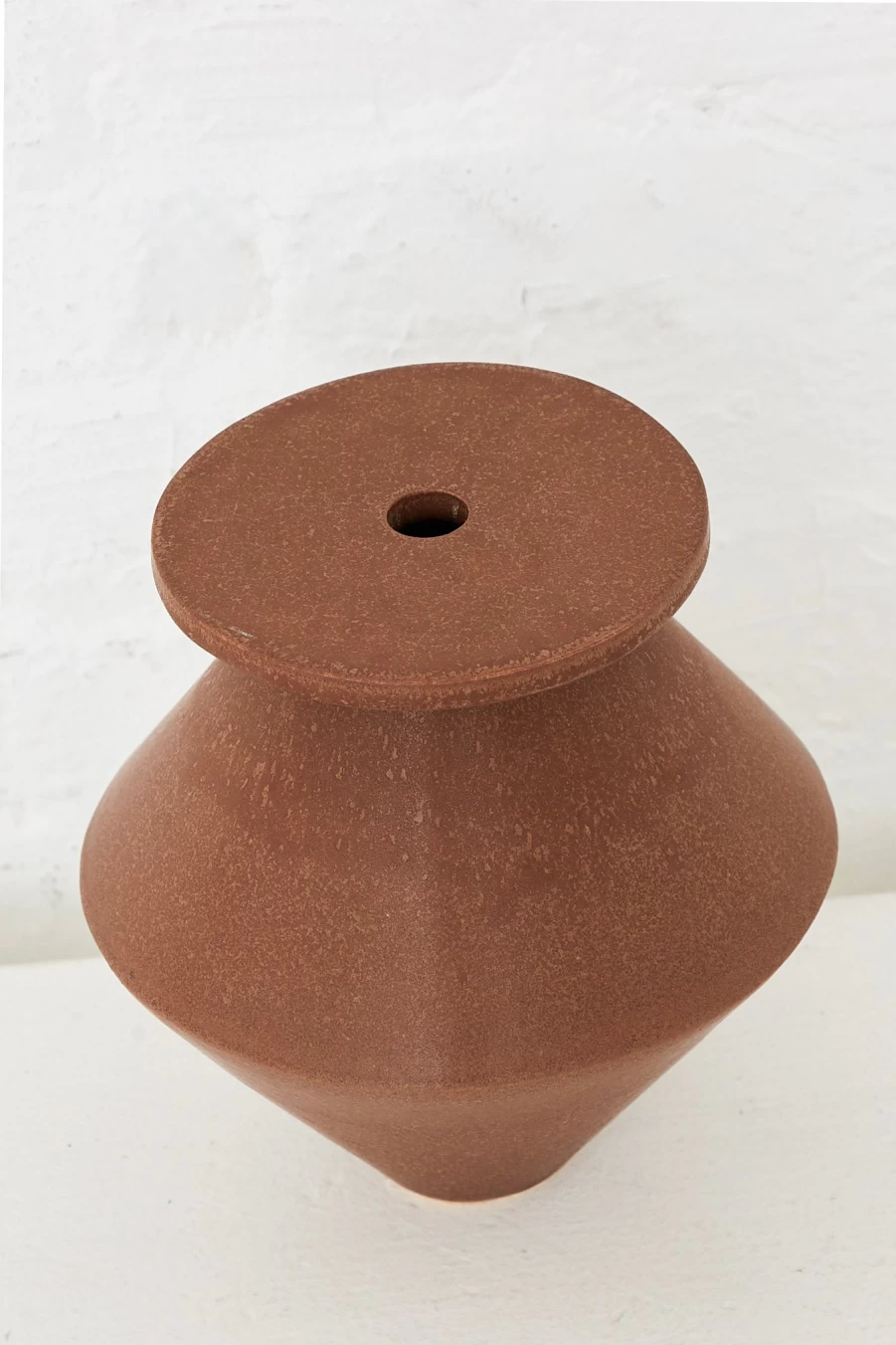 BZIPPY Large Diamond Vase in Chocolate - Elegant Home Decor by Oroboro Store