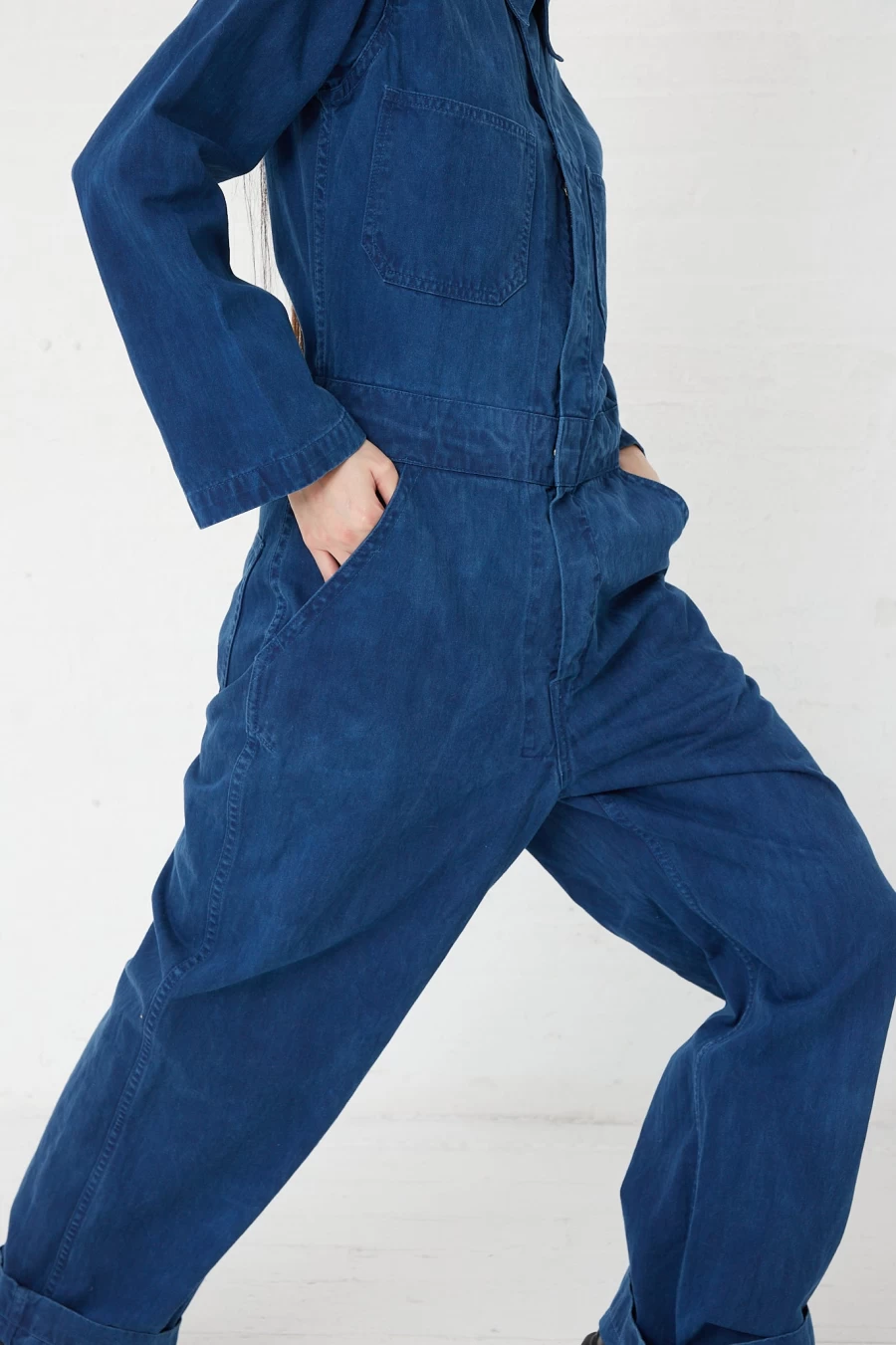 As Ever Indigo Zip Jumpsuit - Sustainable Women's Jumpsuit by Oroboro Store