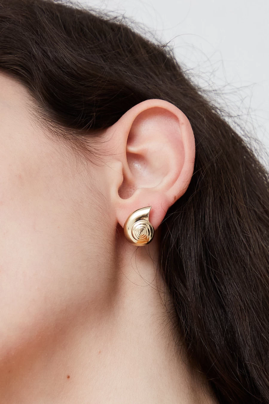 Kathryn Bentley Large Nautilus Shell Earrings - Handcrafted Sterling Silver Dangle Earrings | Oroboro Jewelry Store