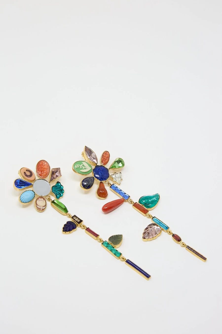 Grainne Morton Anniversary Floral Earrings - Handcrafted Flower Design Jewelry for Women
