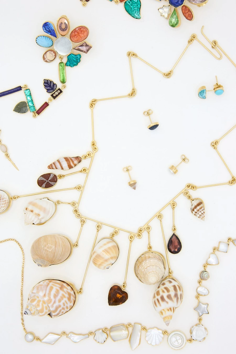 "Grainne Morton Handcrafted Floral Drop Earrings – Unique Bohemian Jewelry"