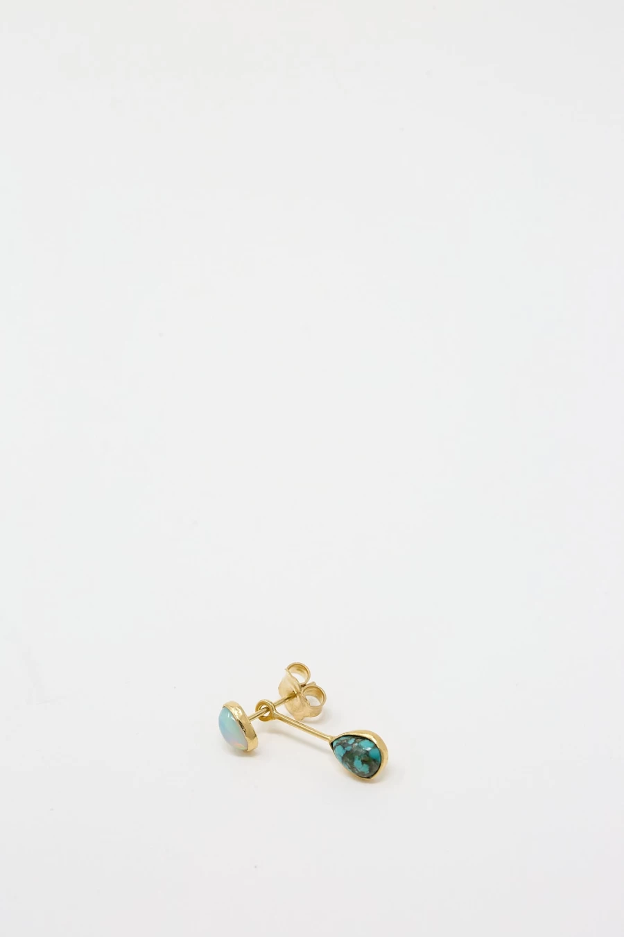 Grainne Morton Detachable Opal Turquoise Drop Earrings - Handmade Bohemian Jewelry