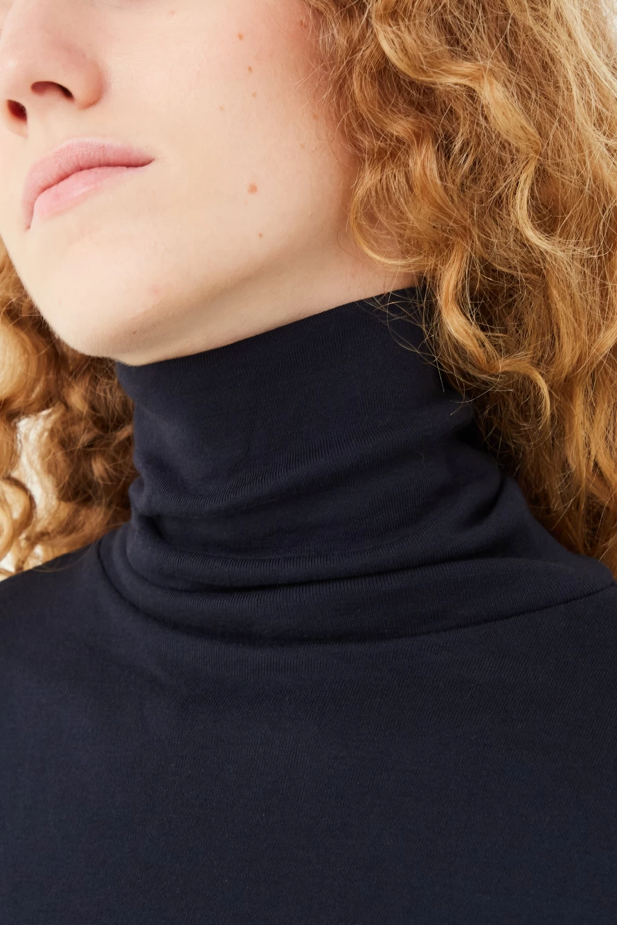 Misha & Puff Turtleneck Dress - Ink Color | Oroboro Store Kids Boutique