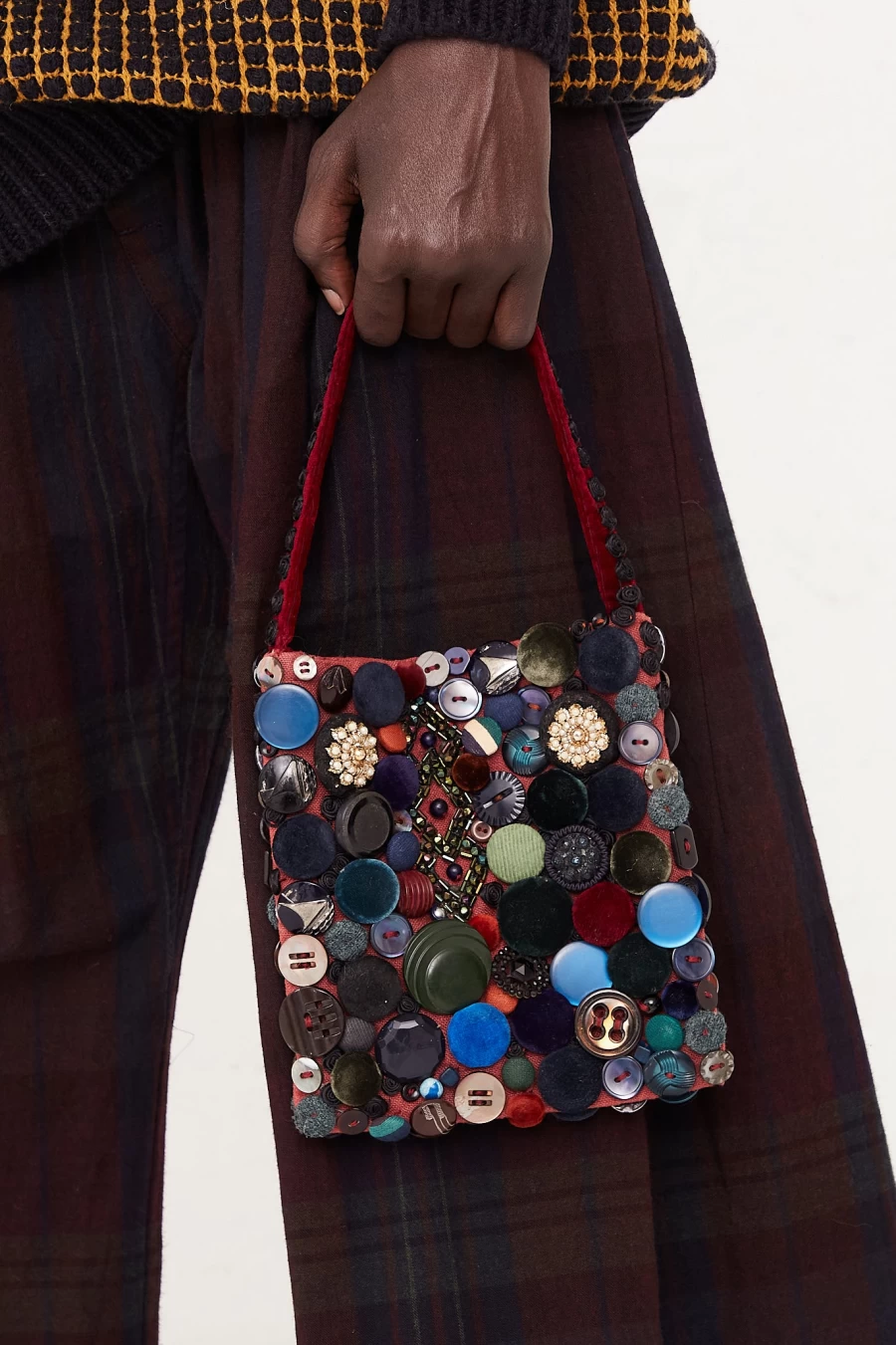 Intensity Velvet Beaded Bag - Oroboro Store Luxury Handbag