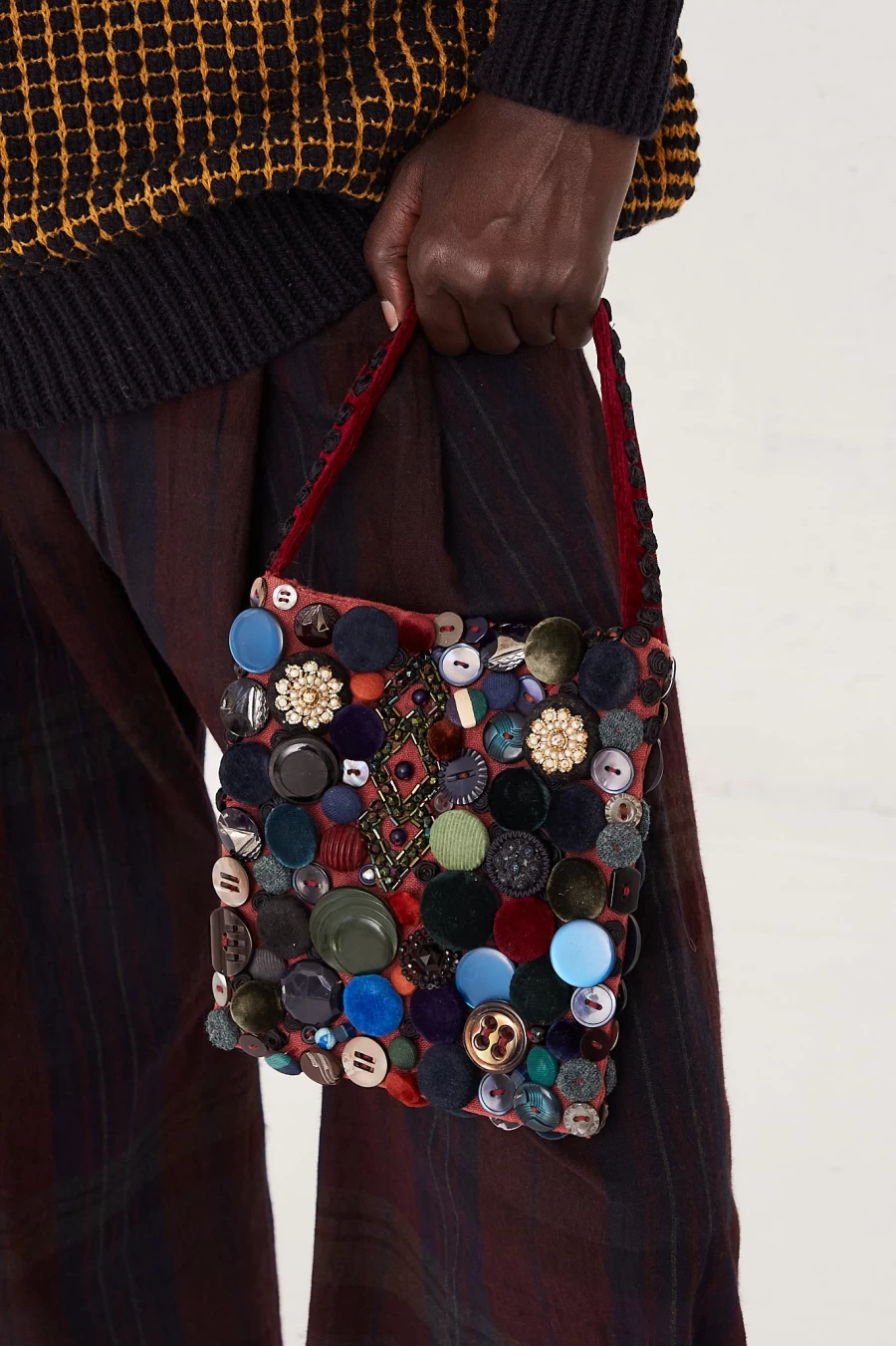 Intensity Velvet Beaded Bag - Oroboro Store Luxury Handbag