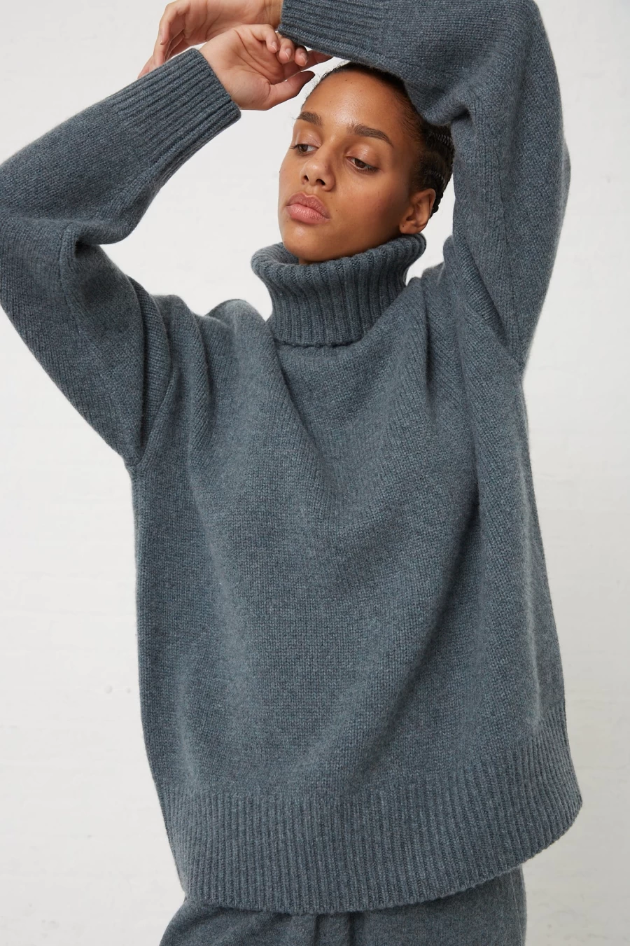 Extreme Cashmere Oversize Xtra Sweater No. 20 - Luxurious Wave Knit Women's Pullover