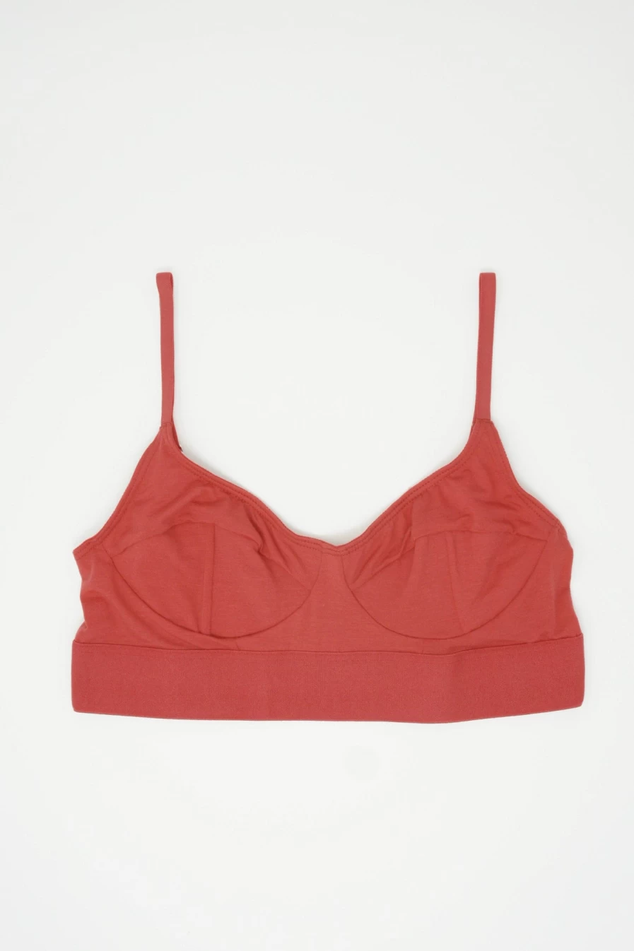 Baserange Dio Red Soft Bra - Comfortable & Stylish Women's Lingerie | Oroboro Store