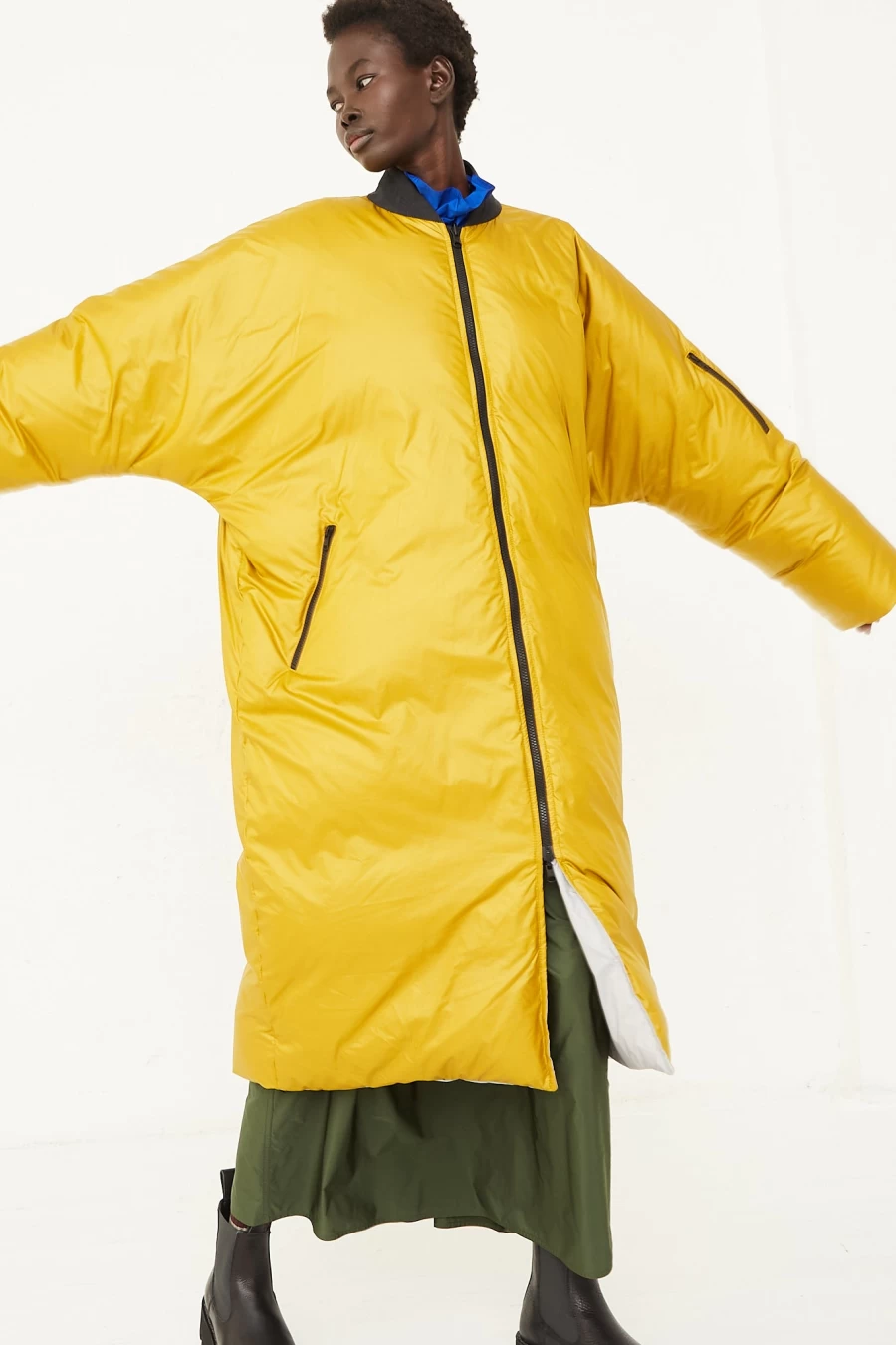 Sofie D'Hoore Reversible Long Down Jacket - Warm Winter Coat for Women | Oroboro Store