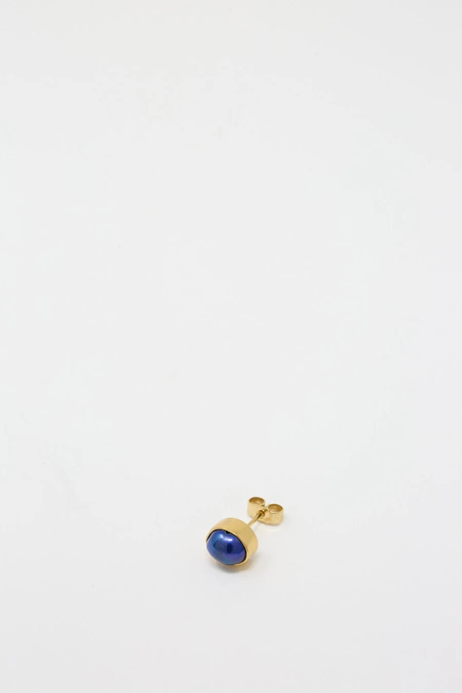 "Grainne Morton Blue Pearl Stud Earrings – Handcrafted Jewelry for Women"