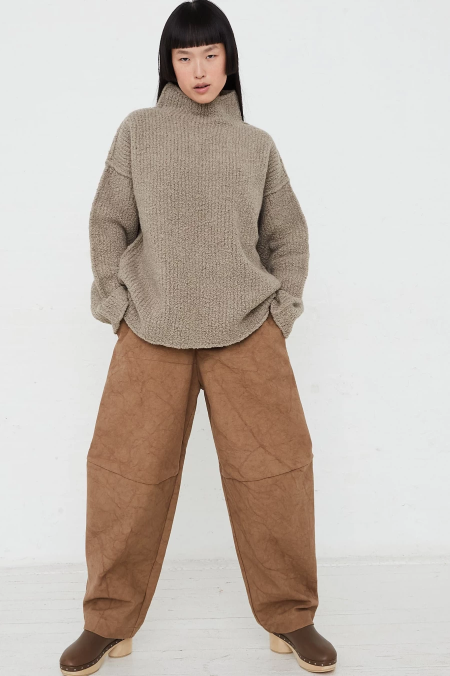 Lauren Manoogian Relaxed Fit Canvas Pants - Oroboro High-Quality Casual Trousers for Women