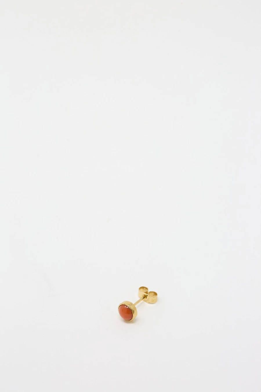 "Grainne Morton Handmade Coral Stud Earrings – Unique Artisan Jewelry"