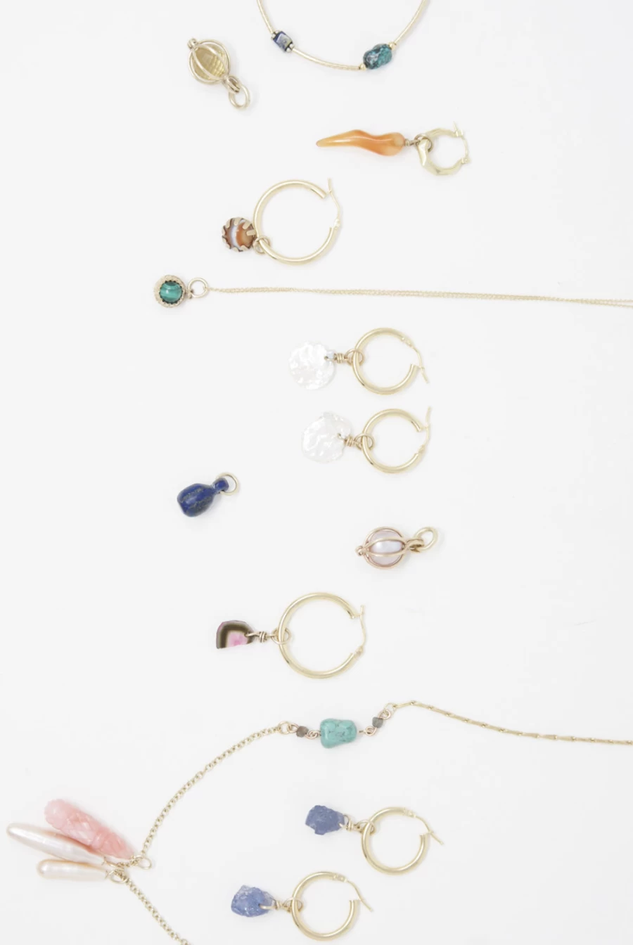 Tara Turner Genuine Tanzanite Hoop Earrings in Sterling Silver | Handcrafted Jewelry | Oroboro Store New York