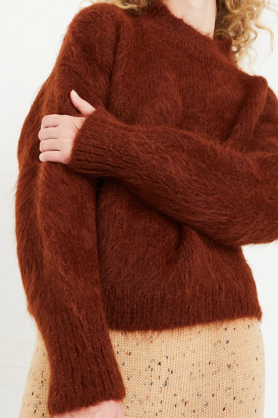 Misha & Puff Redwood Fuzzy Viv Sweater - Cozy Knitwear for Kids | Oroboro Store