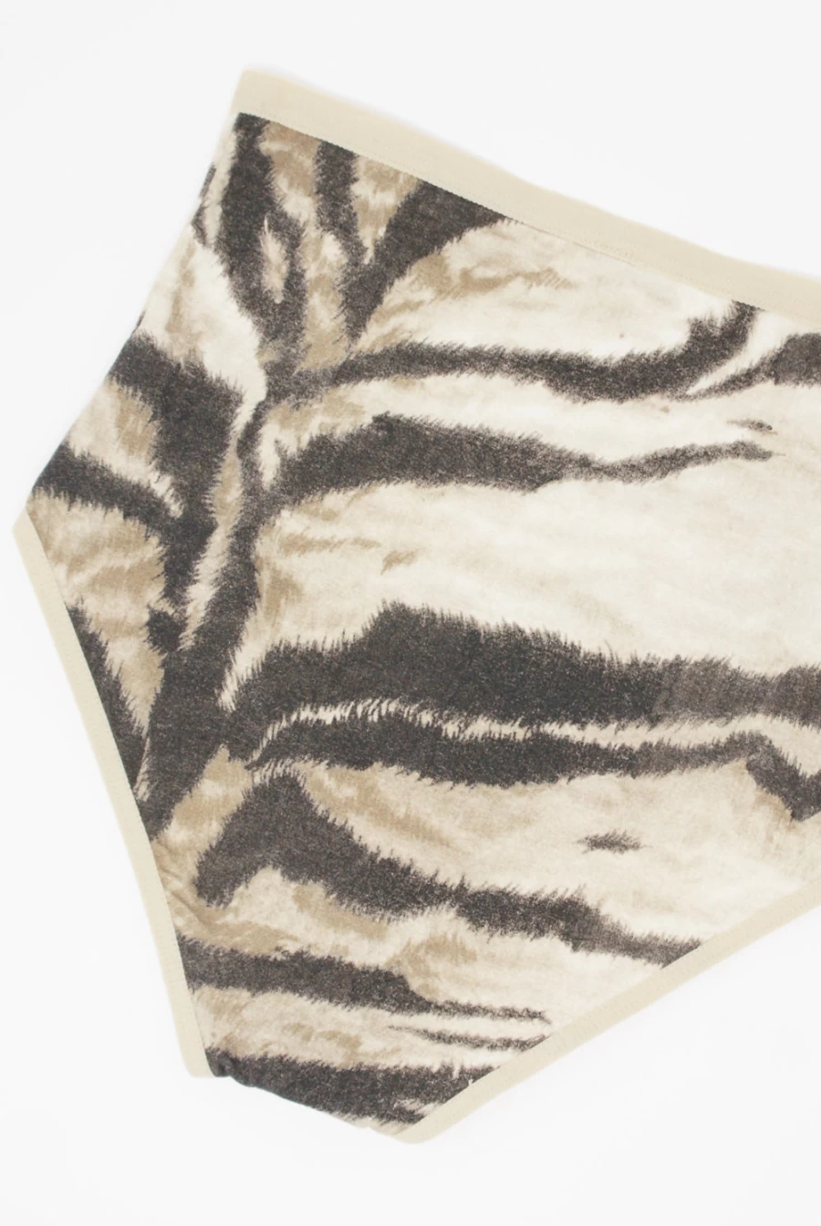 Baserange High Waist Bell Bottom Pants in Tiger Print - Oroboro Collection | Sustainable Fashion | Made in New York