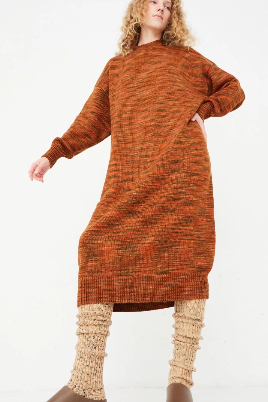 Misha & Puff Twyla Dress - Space Dye Knit Girls Dress | Oroboro Store