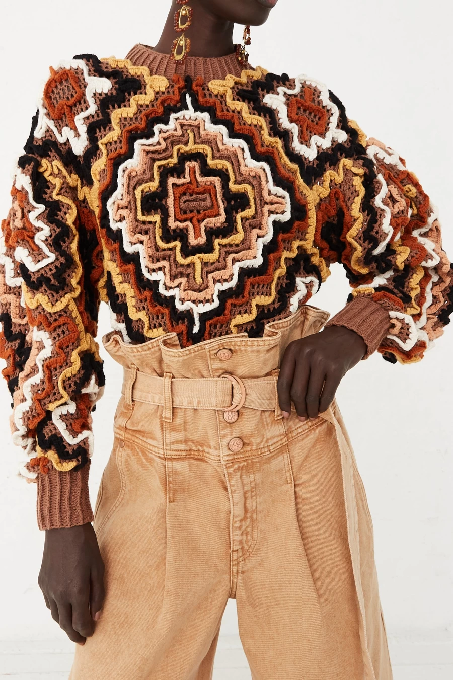 Ulla Johnson Opalite Nedda Crew Neck Sweater | Women's Knit Pullover