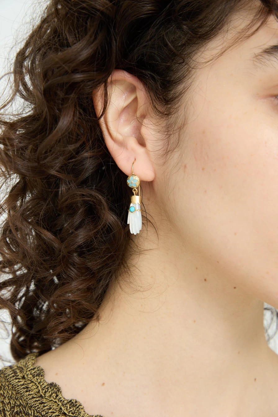 "Grainne Morton Handmade Hooks With Bracelet & Earrings – Unique Jewelry Set"