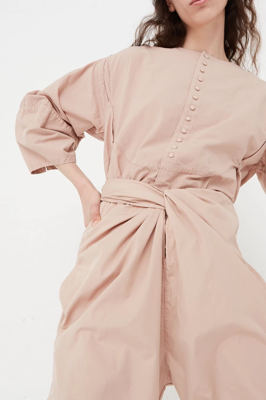 Cosmic Wonder Organic Cotton Wrap Pants in Orange Jade - Sustainable Loungewear by Oroboro
