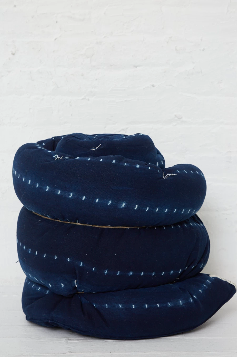 Tensira Dark Indigo Tie Dye Tufted Overlay Mattress - Oroboro Collection