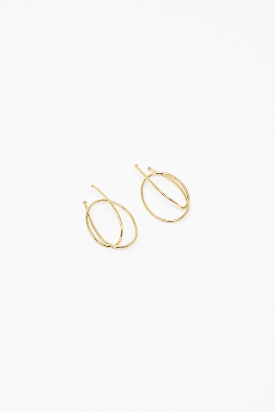 "Kathleen Whitaker 14K Yellow Gold Small Rope Hoop Earrings | Handmade Luxury Jewelry | Free Shipping"