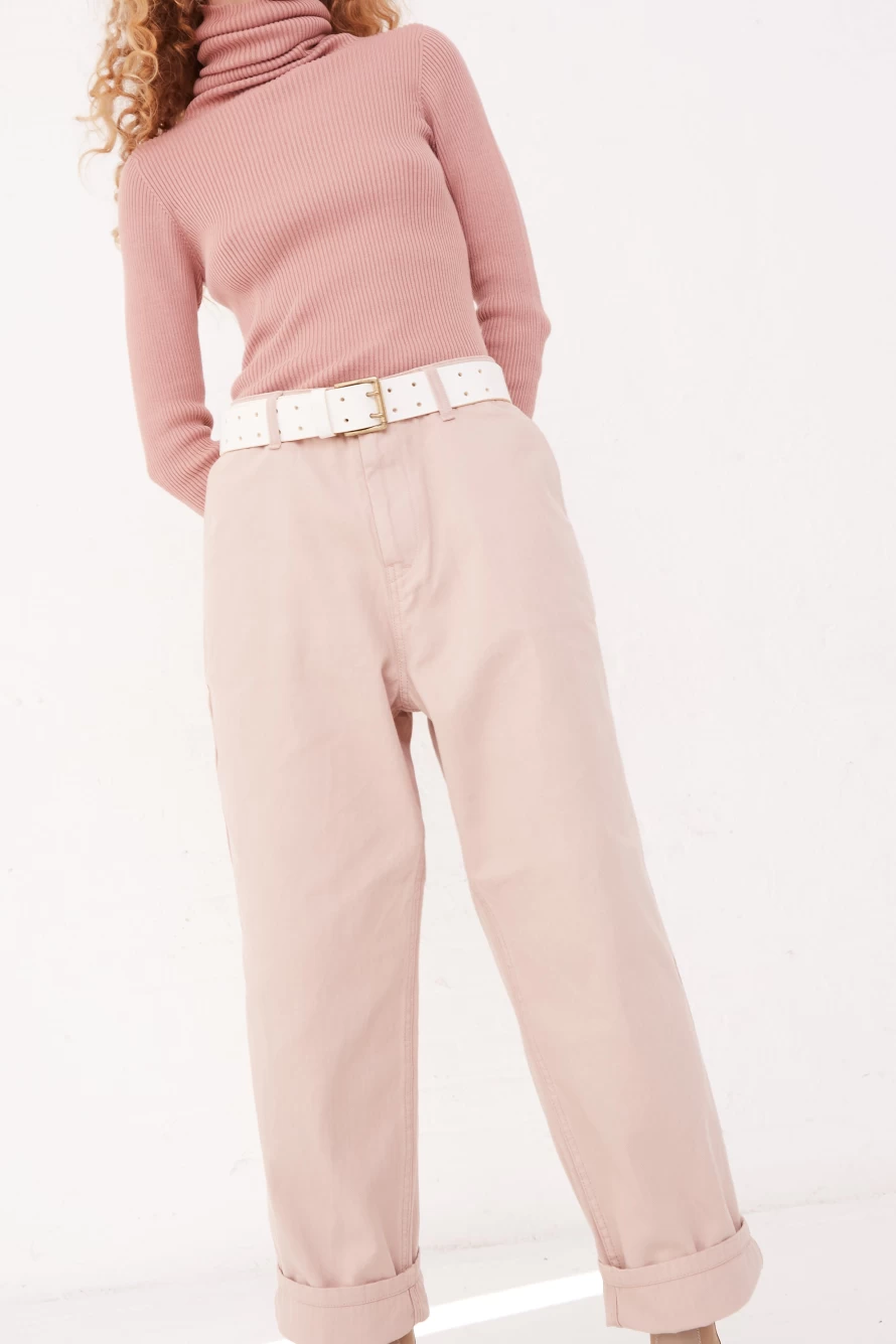 Ichi Antiquit Herringbone Pants for Men | Vintage High-Waisted Trousers | Oroboro Store