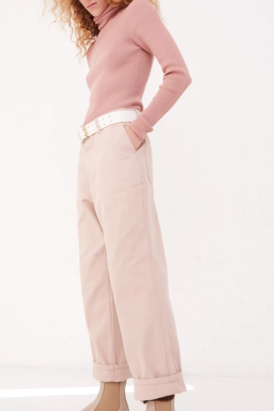Ichi Antiquit Herringbone Pants for Men | Vintage High-Waisted Trousers | Oroboro Store