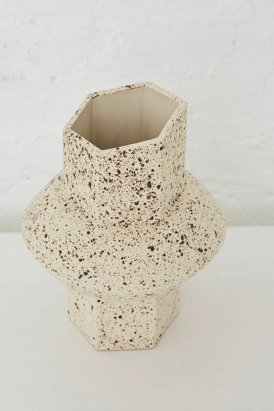 BZIPPY Small Oval Ceramic Vase - Handcrafted Birch Design for Modern Home Decor | Oroboro Store