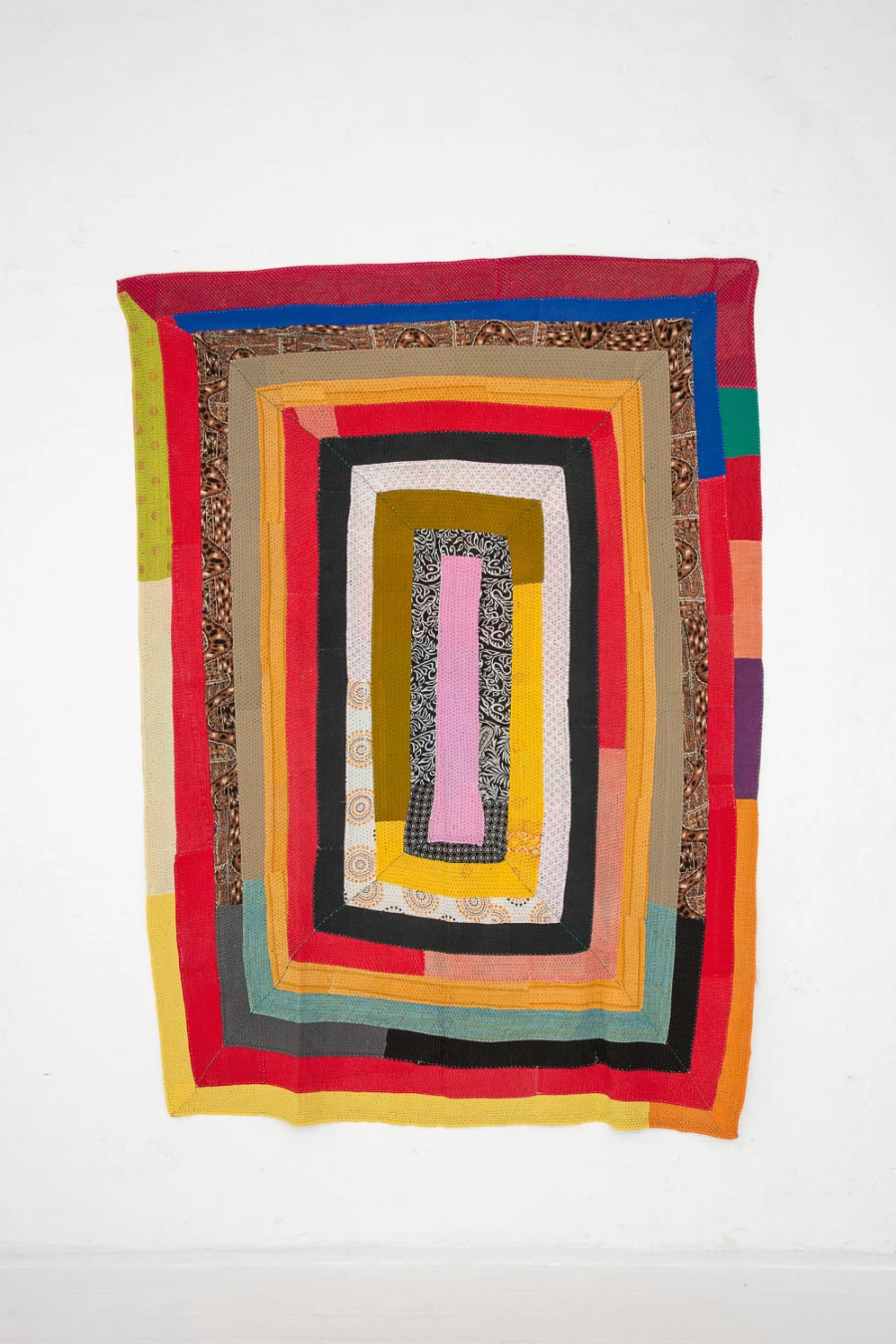 "Travel Find Kantha Quilt - Handmade Multicolor Boho Throw Blanket by Oroboro"