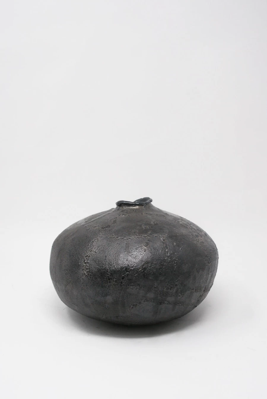 "MONDAYS New Moon Vase - Black Glazed Stoneware Ceramic Vase | Oroboro Store New York"
