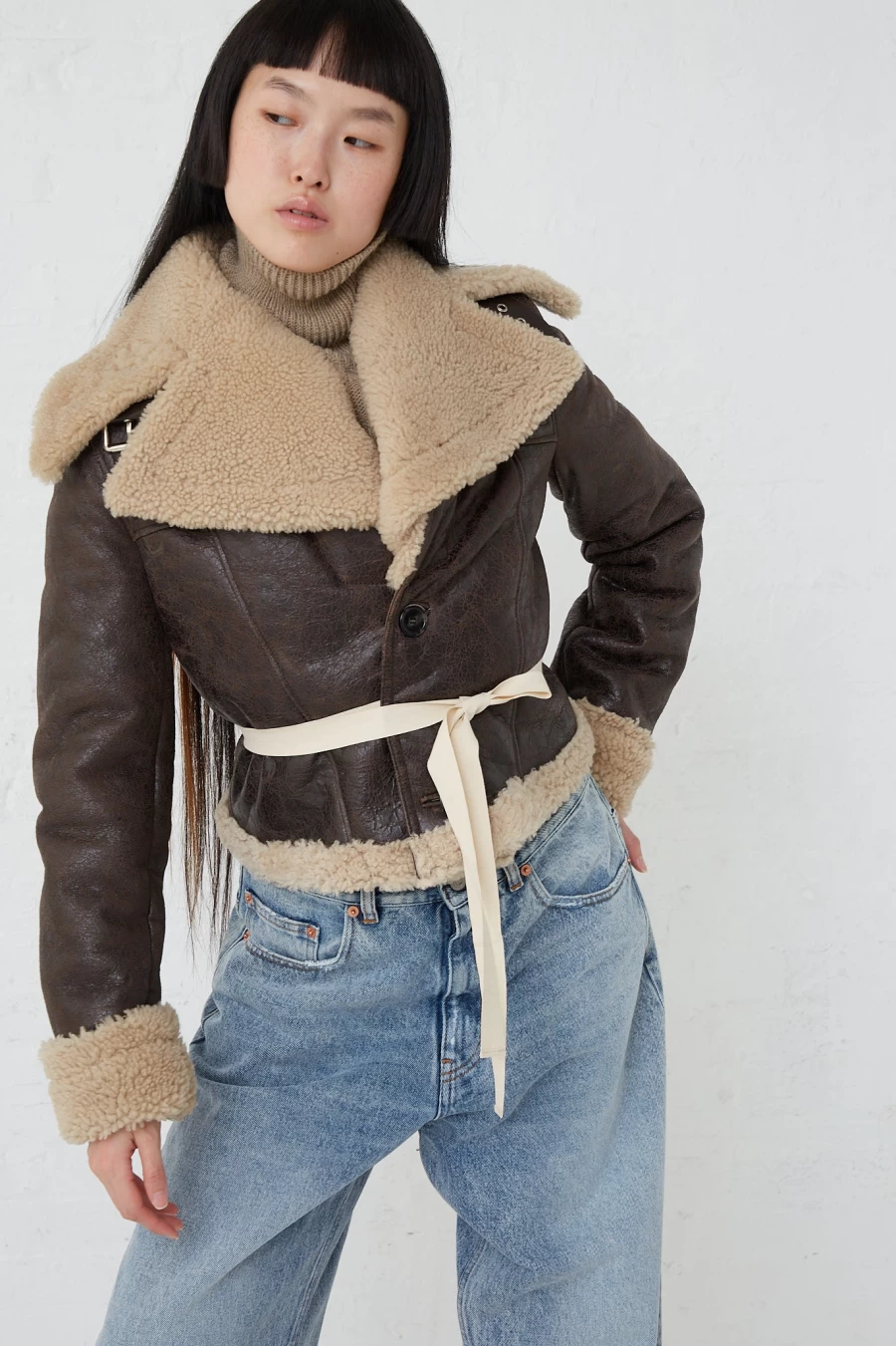 MM6 Maison Margiela Dark Brown Sports Jacket - Oroboro Store