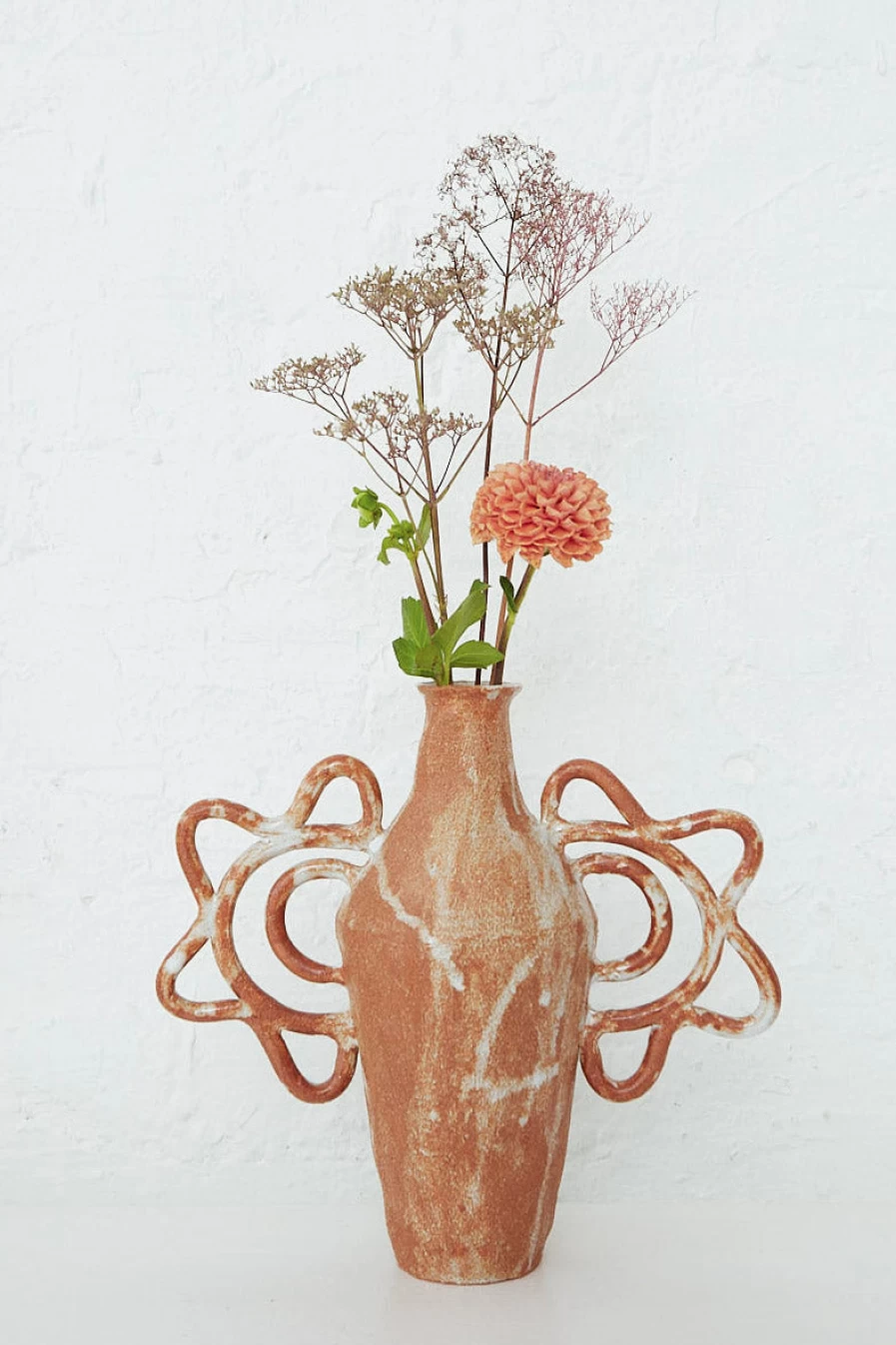 Clandestine Tall Amphora Vase - Elegant Bloom Vase for Home Decor by Oroboro Store