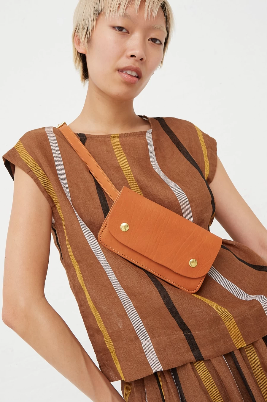 Marlow Goods Lexington Bum Pack 2 - Burnt Orange Waist Bag | Oroboro Store New York