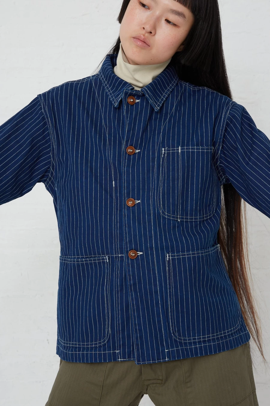 As Ever Henri Jacket - Indigo Sabash Denim Jacket for Men | Oroboro Store