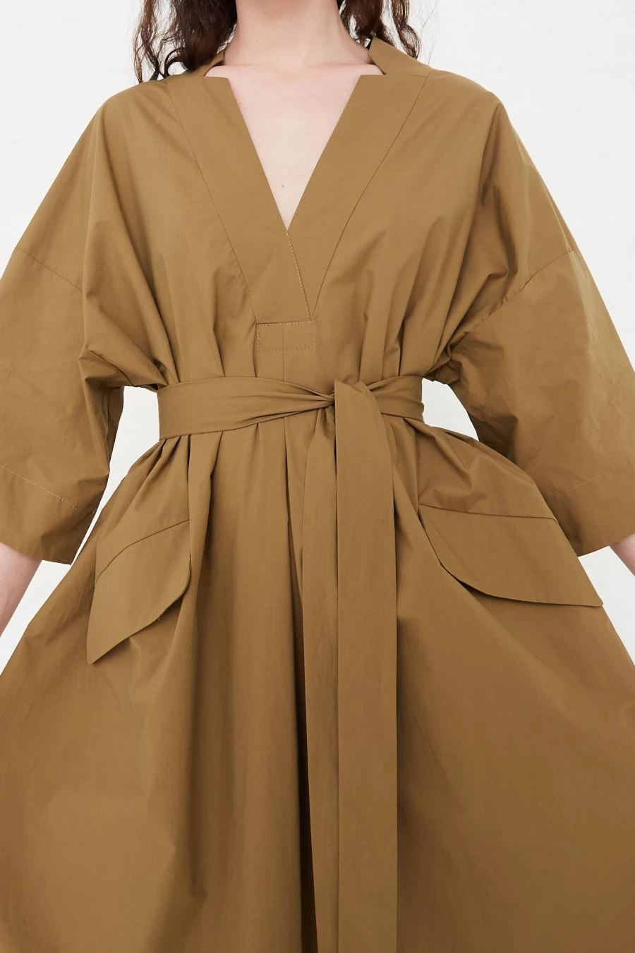 Rachel Comey Copake Gold Dress | Oroboro Collection | Elegant Women's Fashion